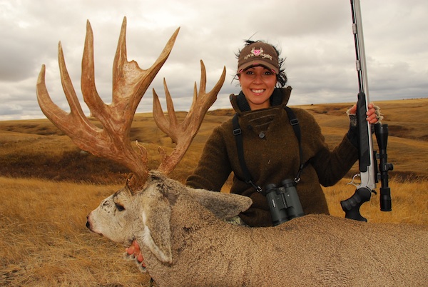 Kelsy's Giant Mulie with Muzzleloader Kelsy's Muzzleloader Mulie 2011